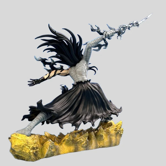 Bleach Anime Ichigo Kurosaki 24cm Moonless Combat Figure Model Statue Collectible Desktop Decor for Boys Gift