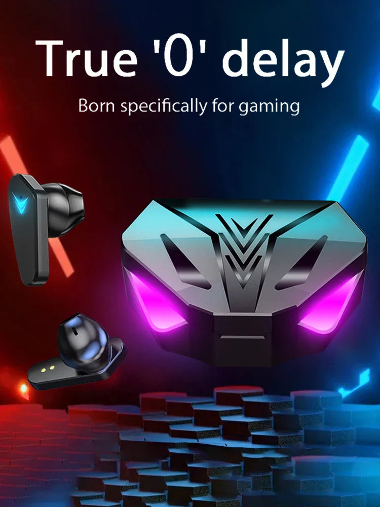 GREATWALL Wireless Bluetooth Headphones With LED Battery Display And Charger Case HIFI Sound Quality Music Game Sports Headphon