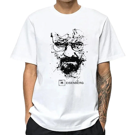 Men Fashion Casual Top Quality 100% Cotton Breaking Bad T Shirts Men Heisenberg Camisetas Hombre Men Cool Tee Shirt Tops