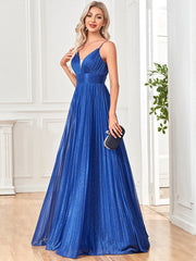 Homecoming Dresses: Elegant A-line Evening Dress Floor Length Backless Formal