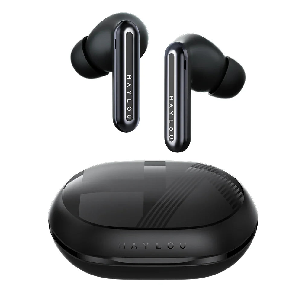 HAYLOU Mori Pro Bluetooth 5.4 Earphones -43dB ANC Active Noise Cancellation Earbuds 6 Mic Wireless Headphones 35H Battery Life