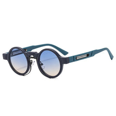 Sunglasses Retro Punk Gradient Shades Women Men Fashion Sunglasses