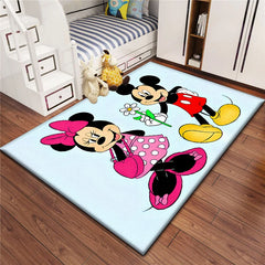 Mickey Mouse Carpet for Children,Living Room Bedroom Floor Mat Kitchen Mat Children