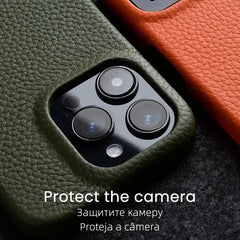 Melkco Premium Genuine Leather Case for iPhone 16 15 Pro Max Plus Magnetic Luxury Fashion Business Natural Cowhide Phone Cover