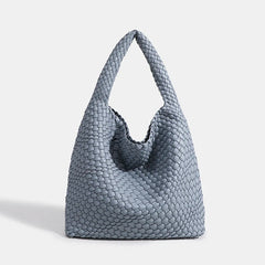 Designer Hand knitting bag PU Large women's Woven tote bag Mistress gift luxury bag