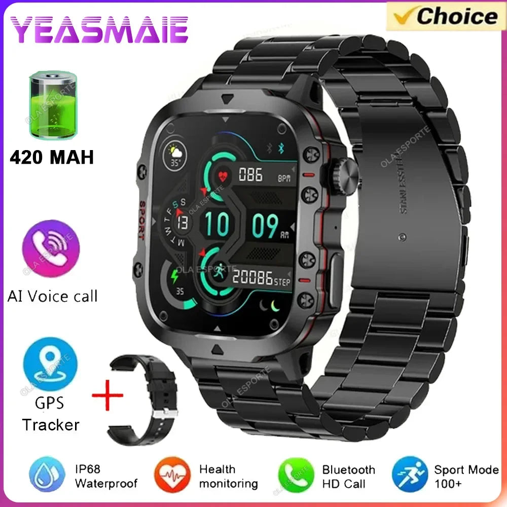 Military Smart Watch Women 3ATM Outdoor Sport Watch GPS