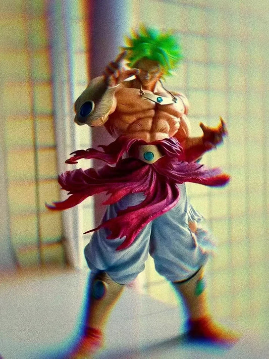 50CM Dragon Ball Breaking Circle Broly Figure JT Statue Brother Super Saiyan GK Statue Model Ornament Boy Gift