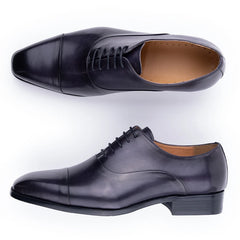 Successful Business Shoes Men Pure Leather Elegant High Grade Oxford