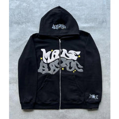 American Zipper Hoodies for Women and Men Y2K Spring
