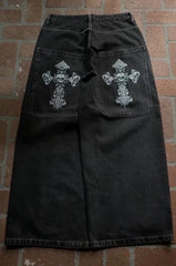 Hip Hop Jeans: Streetwear Jeans | Men Baggy Denim Pants