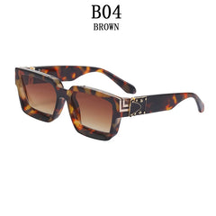 Sunglasses For Men Vintage Square Fashion Glasses Luxury Retro Sunglasses