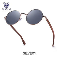 Sunglasses For Men Women Wooden Sunglasses Polarized Blue Mirror Eyewear
