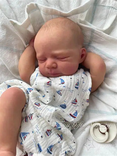 NPK 19inch Newborn Baby Reborn Doll Kit Baby Pascle Lifelike Soft Touch Fresh color Unfinished Doll Parts