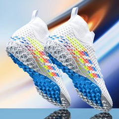 Men's Sneakers Soccer Shoes Football Boots Cleats Breathable Training Match