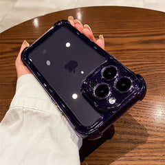 Phone Case For iPhone 16 15 14 13 12 11 Pro Max XR X XS 7 8 14 15 Plus SE 2020 Shockproof Soft Cover