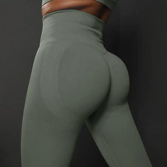 Women Seamless Yoga Pants Fitness Sports Running Sportswear Stretchy Lifting Tights