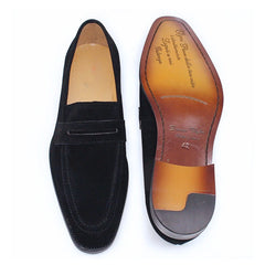 Genuine Leather Men Shoes Casual Luxury Brand Formal Mens Loafers Moccasins