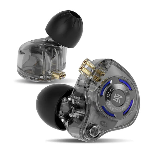KZ Gale Earphone HIFI Bass Earbud Gaming and Music Headset Super-linear Dynamic Driver Detachable Design