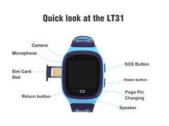 4G Kids Smartwatch SOS Waterproof WiFi GPS Video Call Camera Child Baby Phone Gaming Smart Watch APP Setracker Clock Gifts LT31