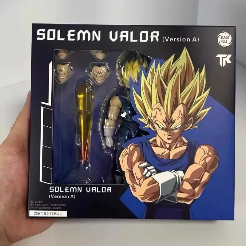 In Stock Black Hole Toys & TK Dragon Ball SHF Super Saiyan SSJ Majin Vegeta Full Power Anime Action Figures Models Gifts Kid Toy