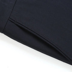 Men Business Thin Silk Pants 29-56 Male Big Size Formal Classic Black Breathable
