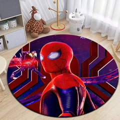 Spider-Man Marvel Universe Round Carpet,cute rug,bedroom,Living Room,door mat