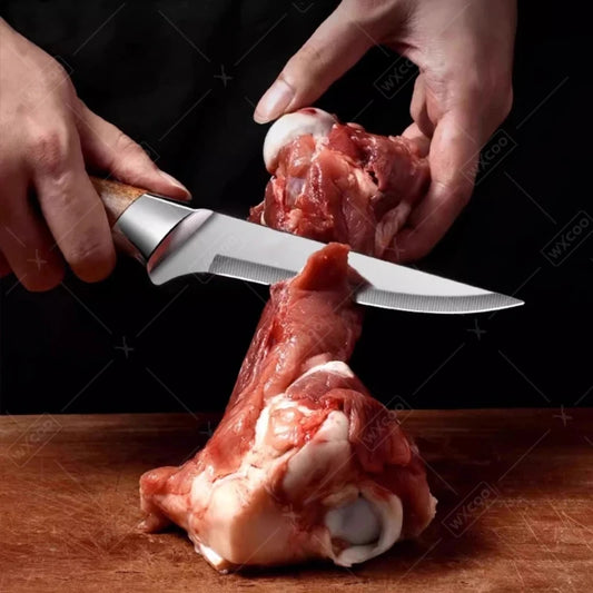 Japanese Kitchen Knife Meat Cutting Butcher Cleaver Knife Bone Shaving Knives Pork