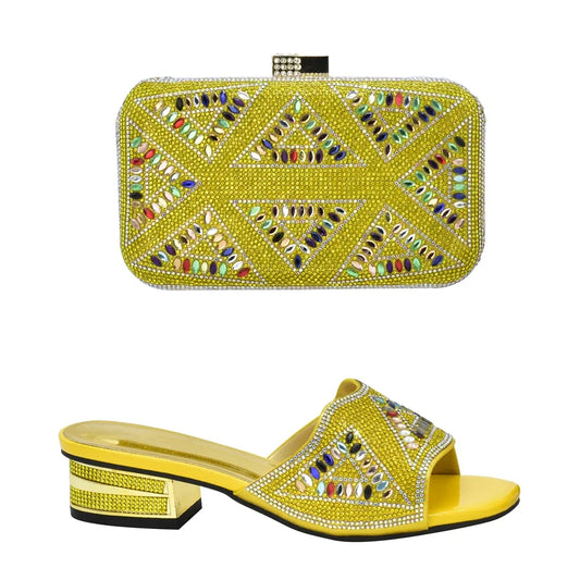 Matching Shoes and Bags: Full Diamond Style In Italian Design Ladies Shoes