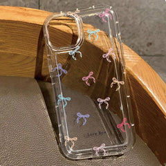 Case For iPhone 16 14 13 12 11 15 Pro Max SE XR X XS 7 8 Plus Transparent Tpu Shockproof Phone Cover