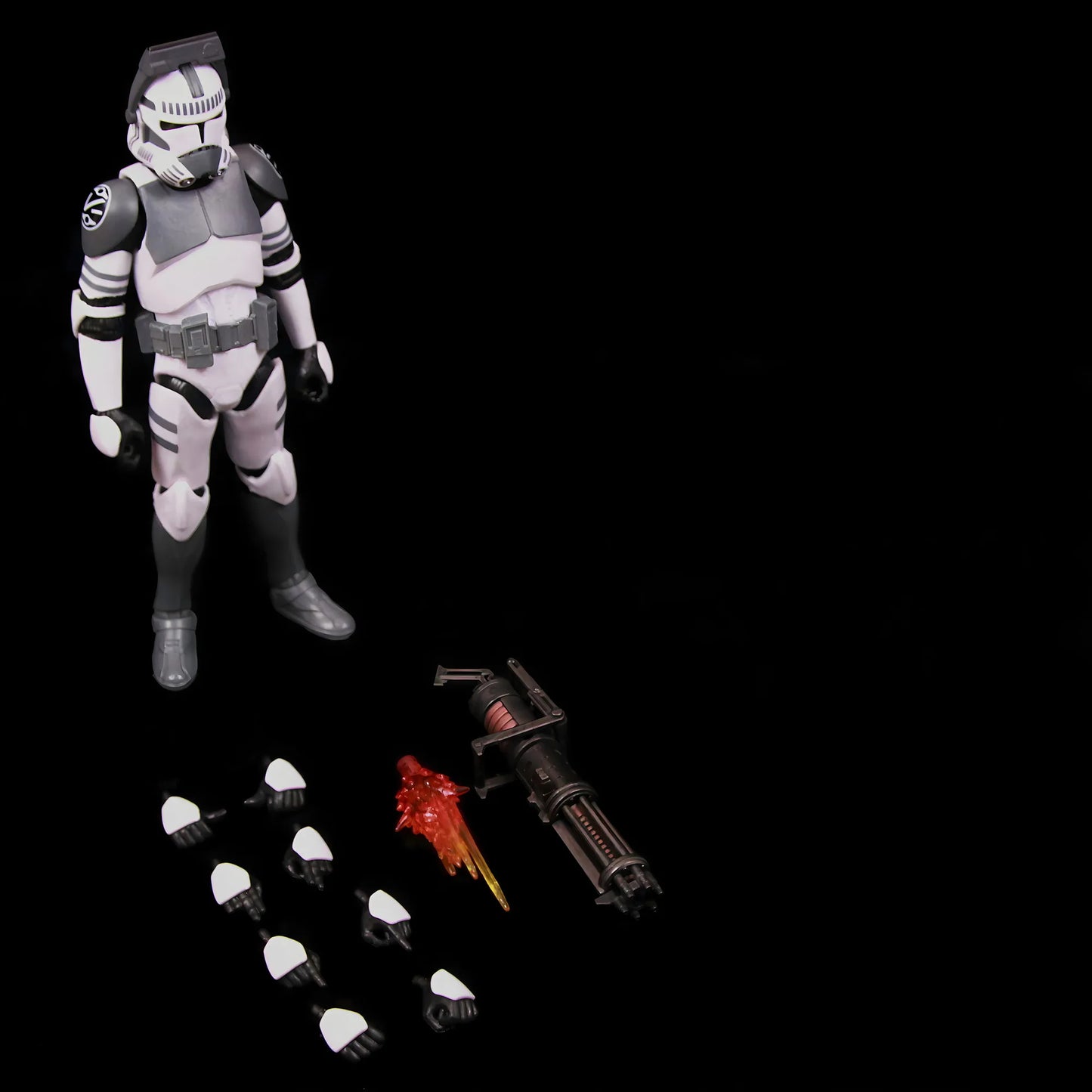 New Body(JOV3.0) - Star Wars 104th Trooper Wolf Pack Boost Sinker Comet Kamino ARC Trooper Grey Team 6" Action Figure Clone Toys
