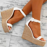 Woman Summer Wedge Sandals Platform Ladies High Heels Shoes Women
