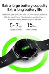 GPS ECG+PPG Bluetooth Call Smart Watch Men 2024 Sports Bracelet NFC Waterproof Custom Watch Face Men SmartWatch For IOS Android