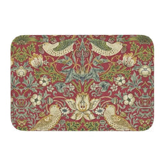 Custom William Morris Compton Floral Art Nouveau Pattern Doormat Bath Door Floor Mat