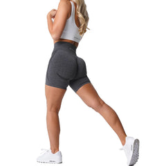Seamless Shorts for Women Push Up Booty Workout Shorts Fitness Sports Short
