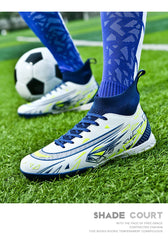Men Sneakers Soccer Shoes Cleats Breathable Adult Kids TF/FG Football Boots