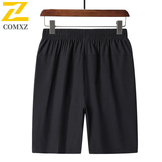 2025 New Trendy Ice Silk Quick-Dry Casual Outdoor Sports Shorts for Men - Large Size 5-Inch Shorts, Breathable & Comfortable