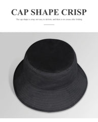 Big Head Man Large Size Bucket Hats Boy 60-63cm Plus Size Summer Fisherman Cap