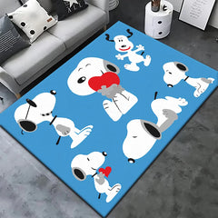 Snoopy HD lively Cartoon,Large Area Printed Carpet,Bathroom,Living Room Decor,Sofa