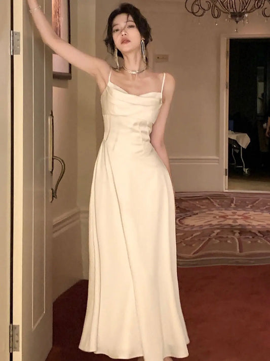 Formal attire Dresses: Elegant Midi Dresses Wedding Evening Birthday Clothes