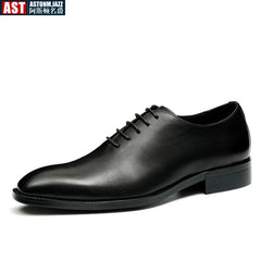 Italian Men's Formal Shoes Luxury Genuine Leather Handmade Quality Comfortable