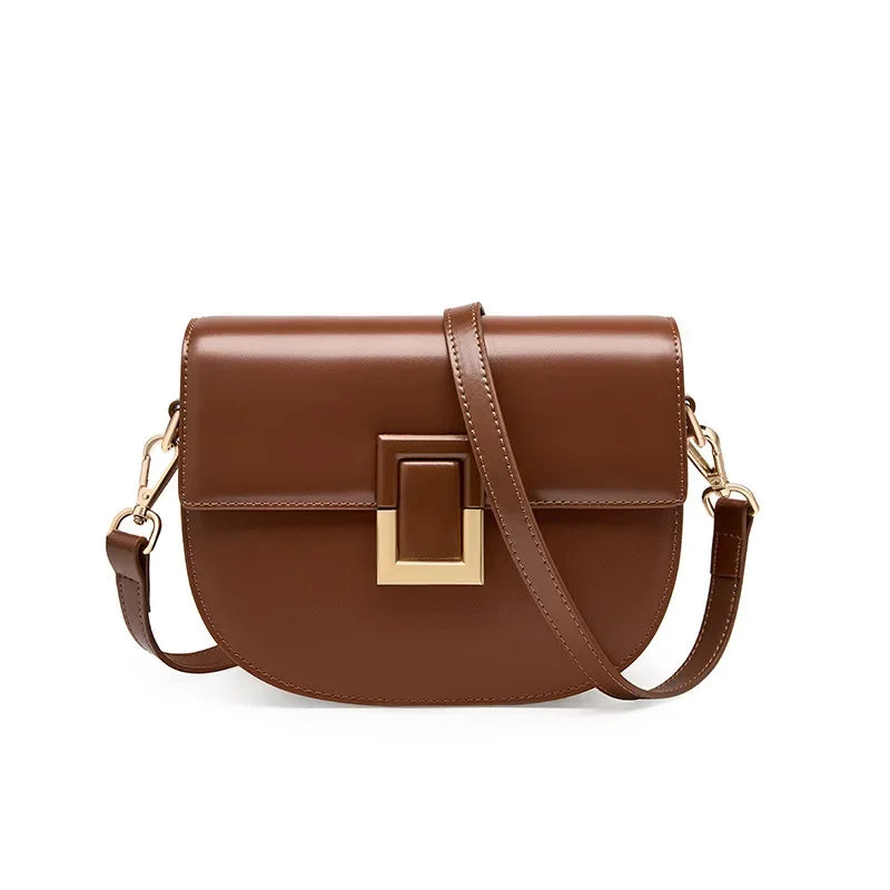 Women Genuine Leather Shoulder Bag Female Fashion Crossbody Bag Casual