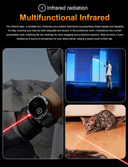 T-Rex 3 GPS Sports Waterproof Smart Watch Men 3ATM waterproof 500mAh Battery NFC Call 2026 New Military Smartwatch UV+Infrared