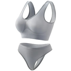 Seamless Bra Set Women Wireless Underwear Female Tanks Bra Low Rise