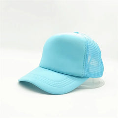 Unisex 5 Panel Trucker Hat For Adult Summer Net Baseball Cap Men