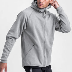 Gym Men's Hoodies Sweatshirts Hoodie Men Fitness Hooded Zipper Jacket Hoody Man