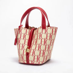 Luxury Brand Fashion Women's Handbag PVC Jacquard Texture Women