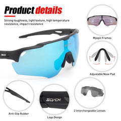 Sunglasses Men‘s Women Mtb Bicycle Glasses UV400 Polarized Fishing