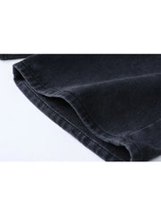 Women's High Waist Denim Shorts Casual Loose Ladies Plus Size Streetwear