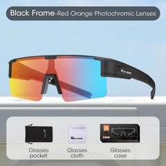 Sunglasses Men Photochromic Cycling Fit Over Myopic Glasses Driving
