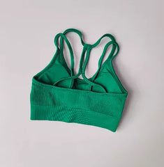 Sports underwear women's running shockproof summer quick drying back fitness bra